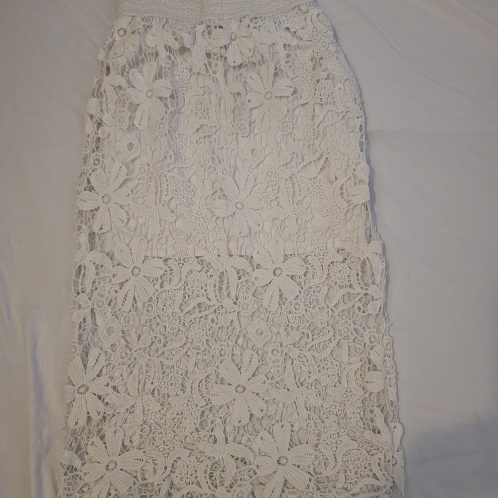 Meraki Cream Floral Skirt